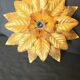 Vintage wall light "Sun and Flower" in the style of Banci Firenze (1960s)