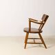Swedish cabin lounge armchair, 1950s