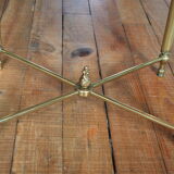 Small table/end table brass marble