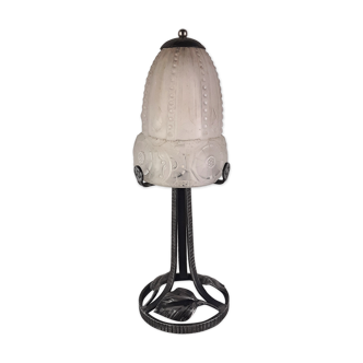 Vintage lamp ART DECO Signed MULLER Frères