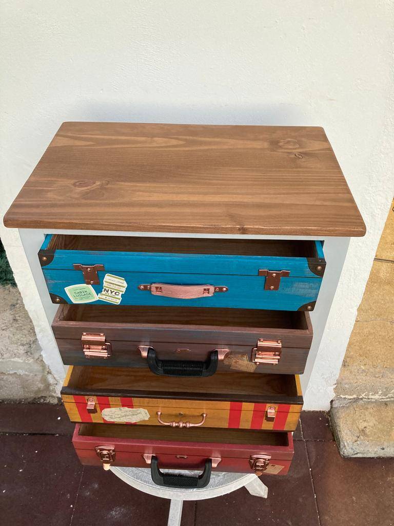 Renovated vintage chest of drawers