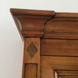 Louis Philippe display cabinet in cherry wood