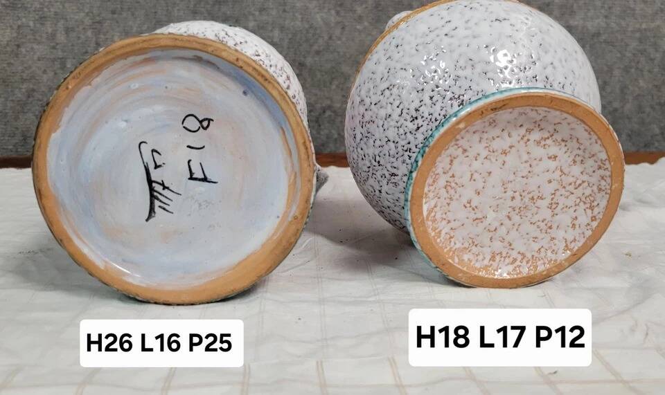 Two Italian ceramic pieces from the Art Deco period circa 1940