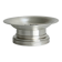 Silver-plated metal butter dish Coquillor