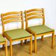 4 chaises scandinave vintage 1960