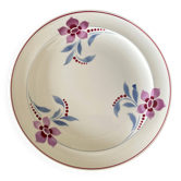 Antique serving dish in Saint-Amand earthenware (Nord)