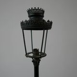 Pair of Bronze French Table Lamps in the Form of Street Lanterns