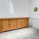 Brutalist 70's sideboard in solid elm