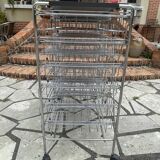 Vintage rolling cart dessert trolley
