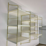 Danish metal wall unit, 1970’s