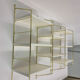 Danish metal wall unit, 1970’s