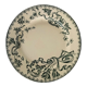 9 earthenware dessert plates with Herbarium and Salins motif