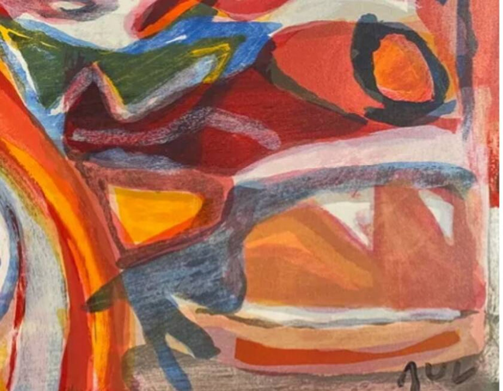 Bram van Velde MP 389 - Catching Fire, 1981