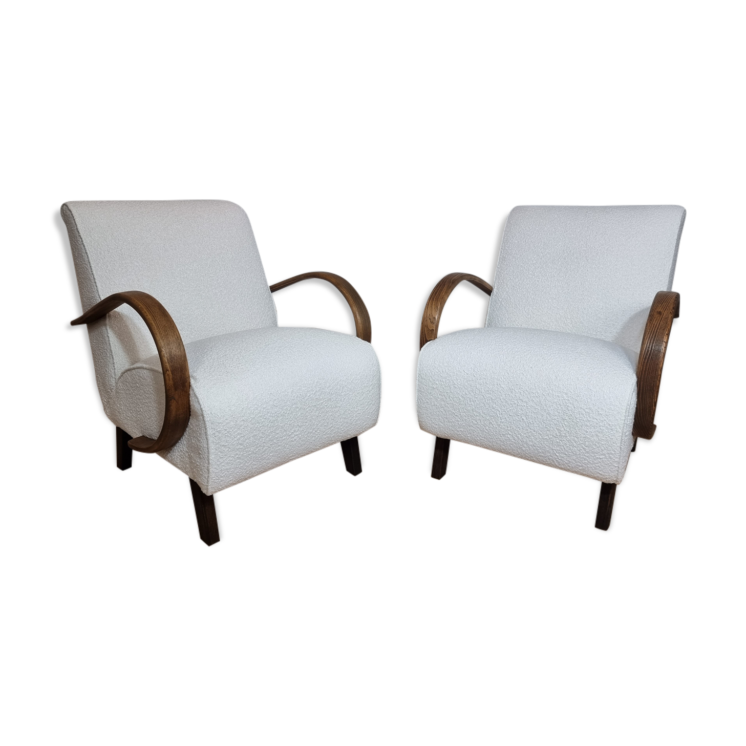 Pair of armchairs by Jindrich Halabala