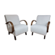 Paire de fauteuils par Jindrich Halabala