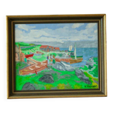 Fishing village by K. Ganzer