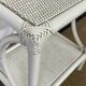 Vintage rattan side table / bedside table