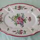 Plat ovale en faïence style Lunéville