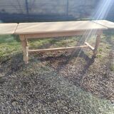 Farmhouse table with extensions