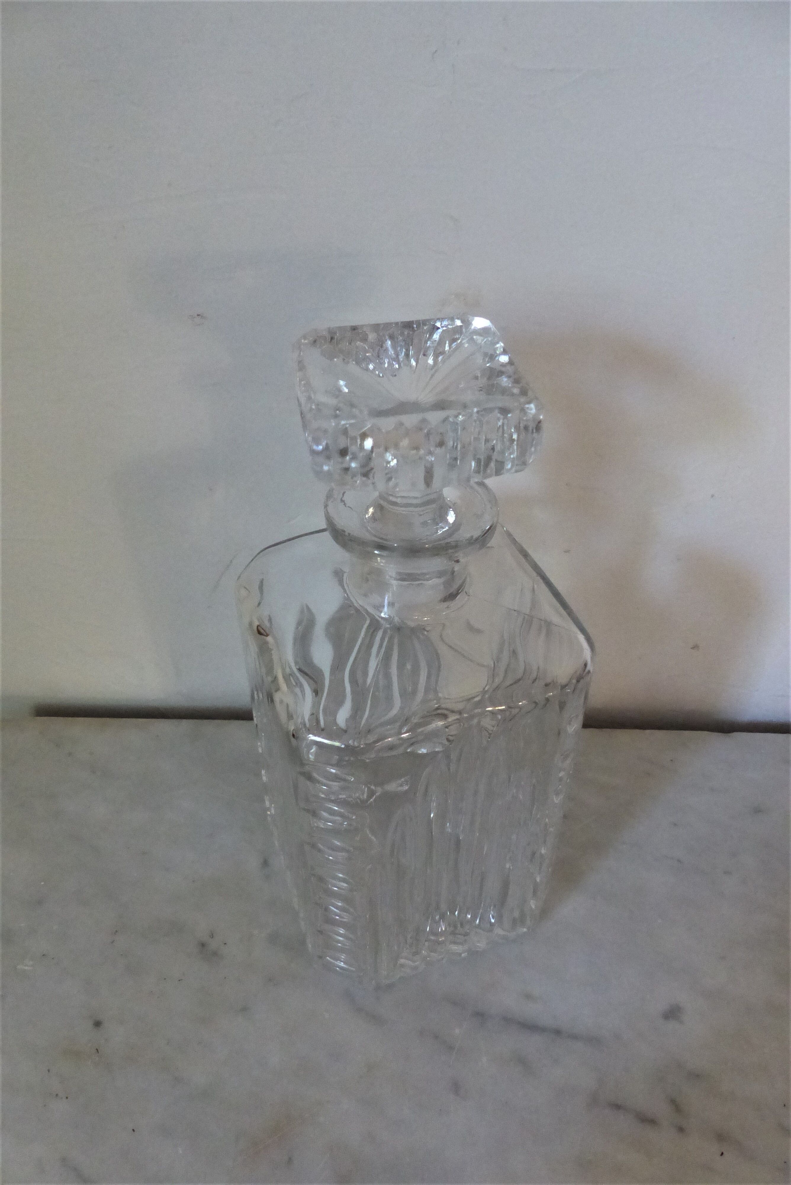 Crystal whisky carafe