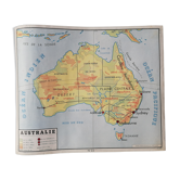Educational poster Rossignol Australia and New World.