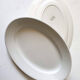 Serving dishes in fiance blanche
