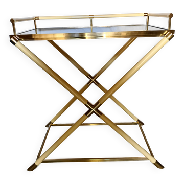 Table desserte style maison Jansen des années 70