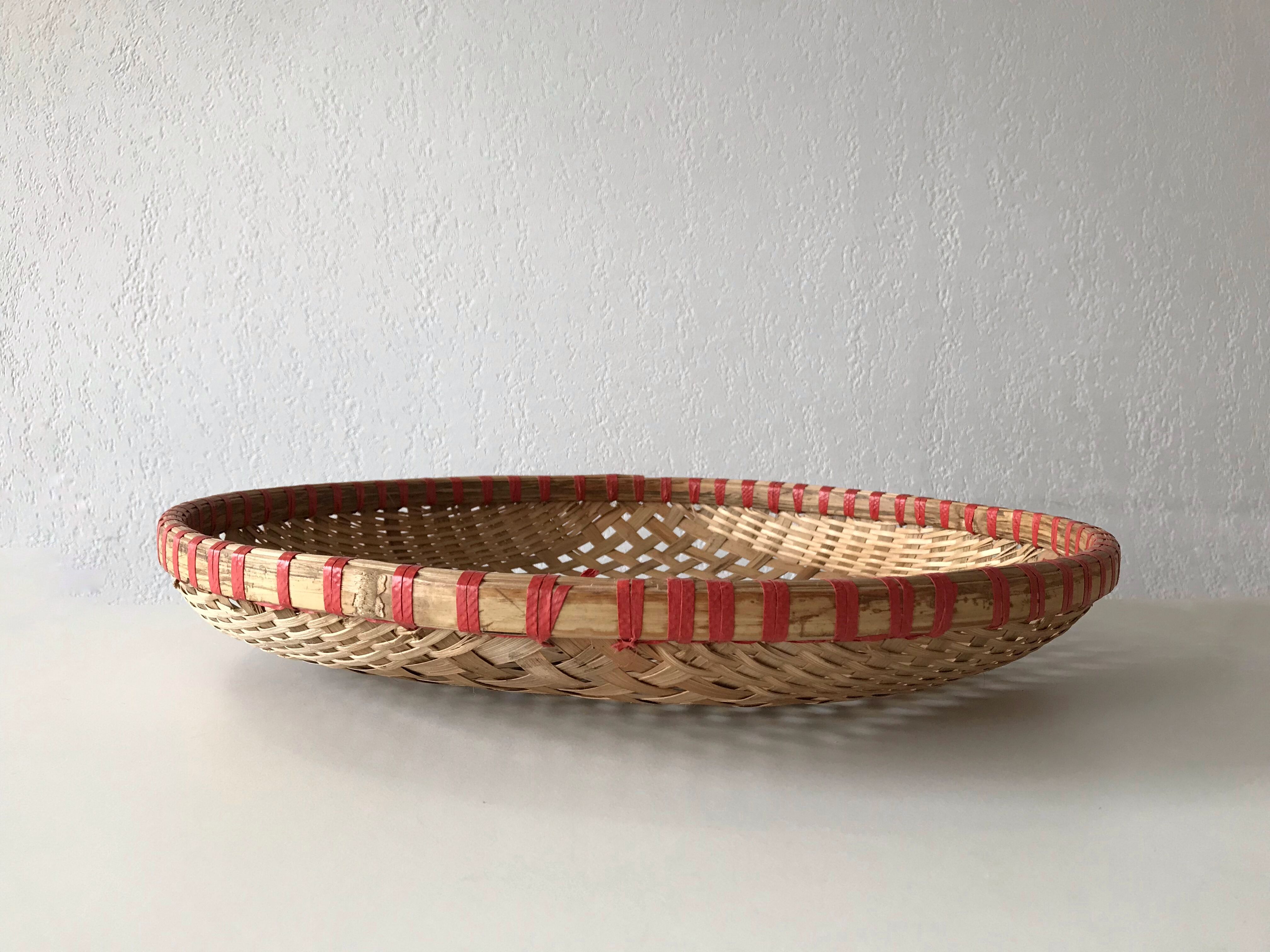 Large round Bohemian hamper