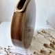 Large crackled glazed stoneware gourd vase, Sia Collection