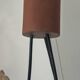 Lustre suspension scandinave teck et perspex