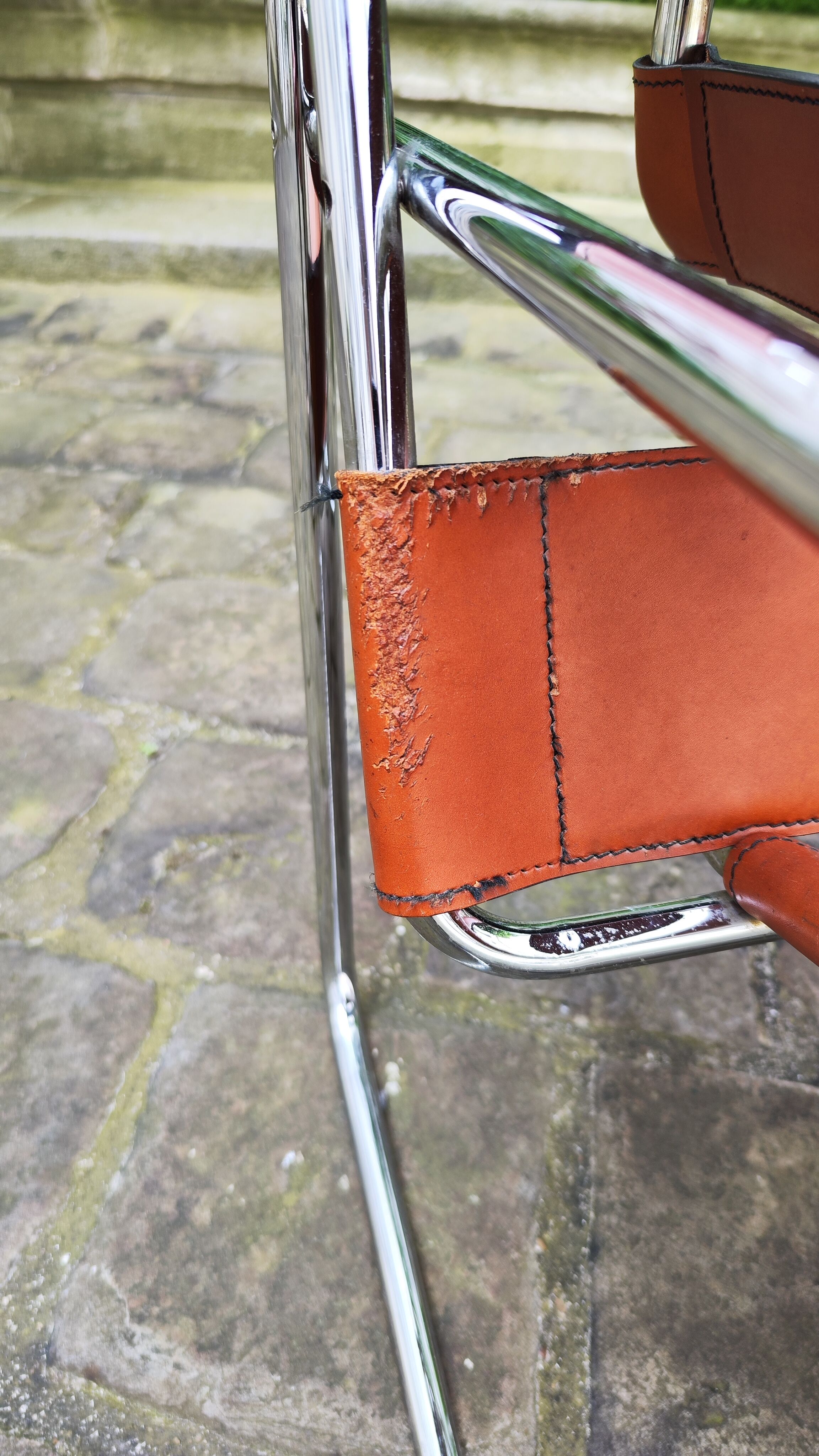 Pair of armchairs Marcel Breuer Wassily fasem 1983