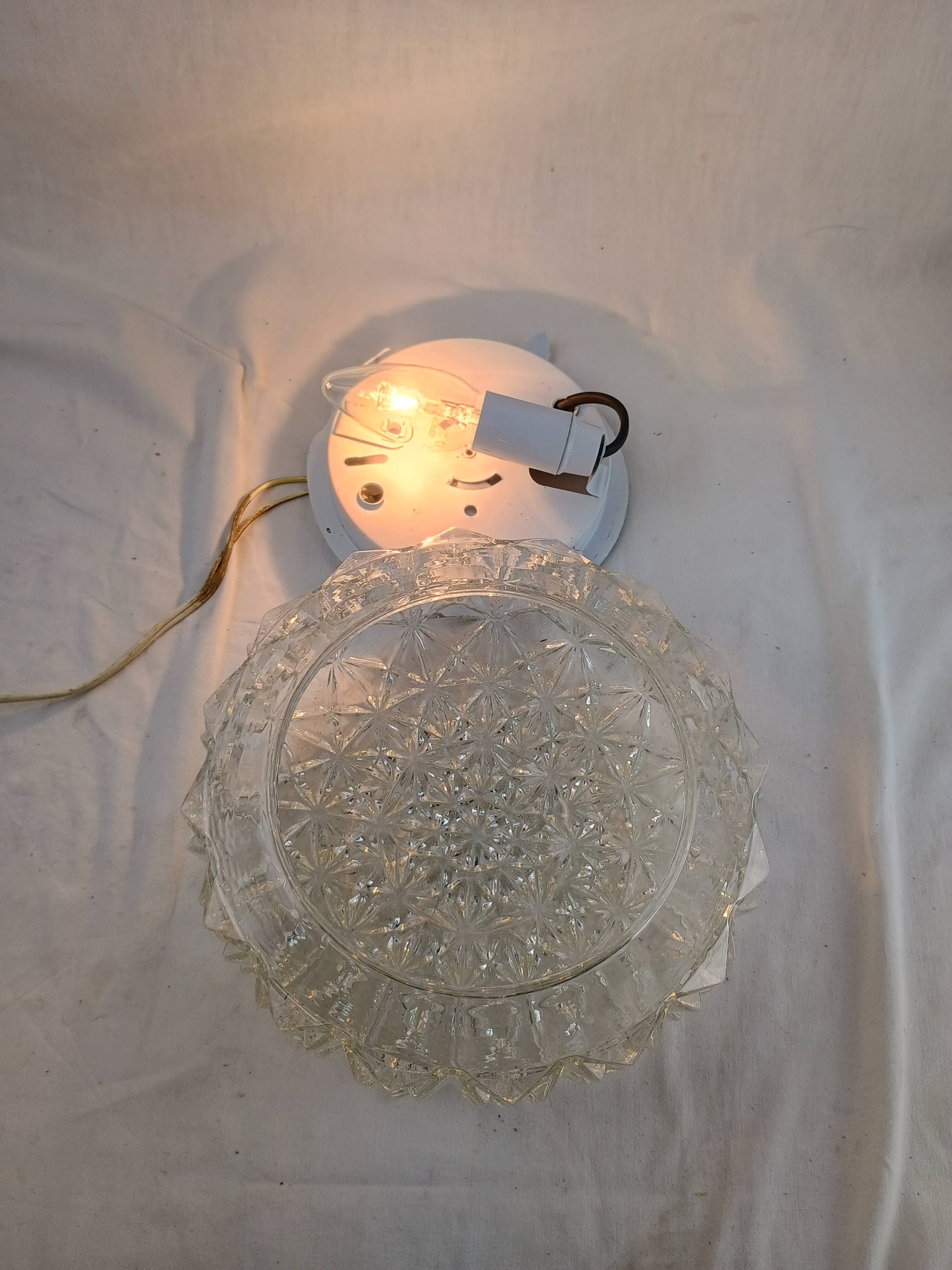 Superb vintage french ceiling light vianne