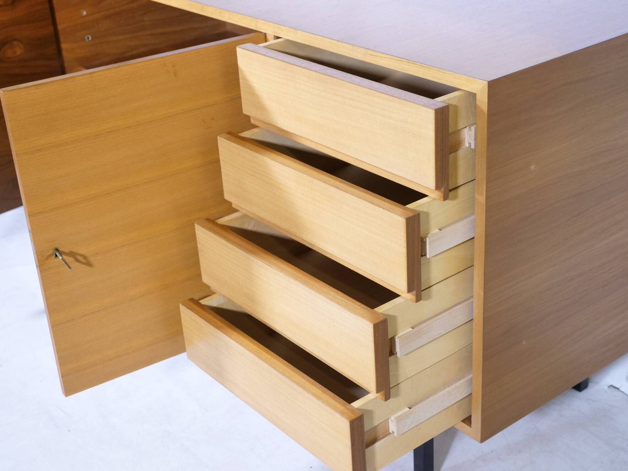 Mid Century Sideboard in Walnut by Ernst Martin Dettinger for Bormann 1960s