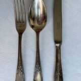 Silver metal cutlery (18 pieces)