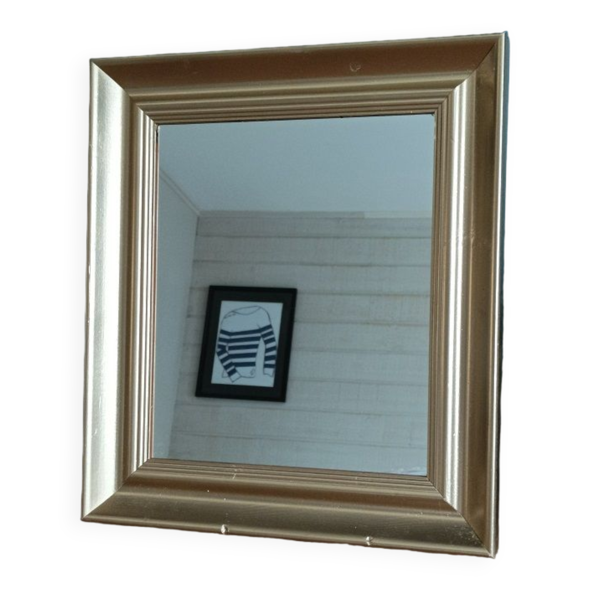 Mirror in solid wood 36x41cm