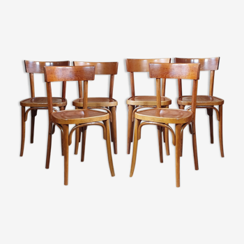 Lot 6 chaises bistrot années 70/80