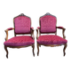 Paire de fauteuils de style Louis XV 19e
