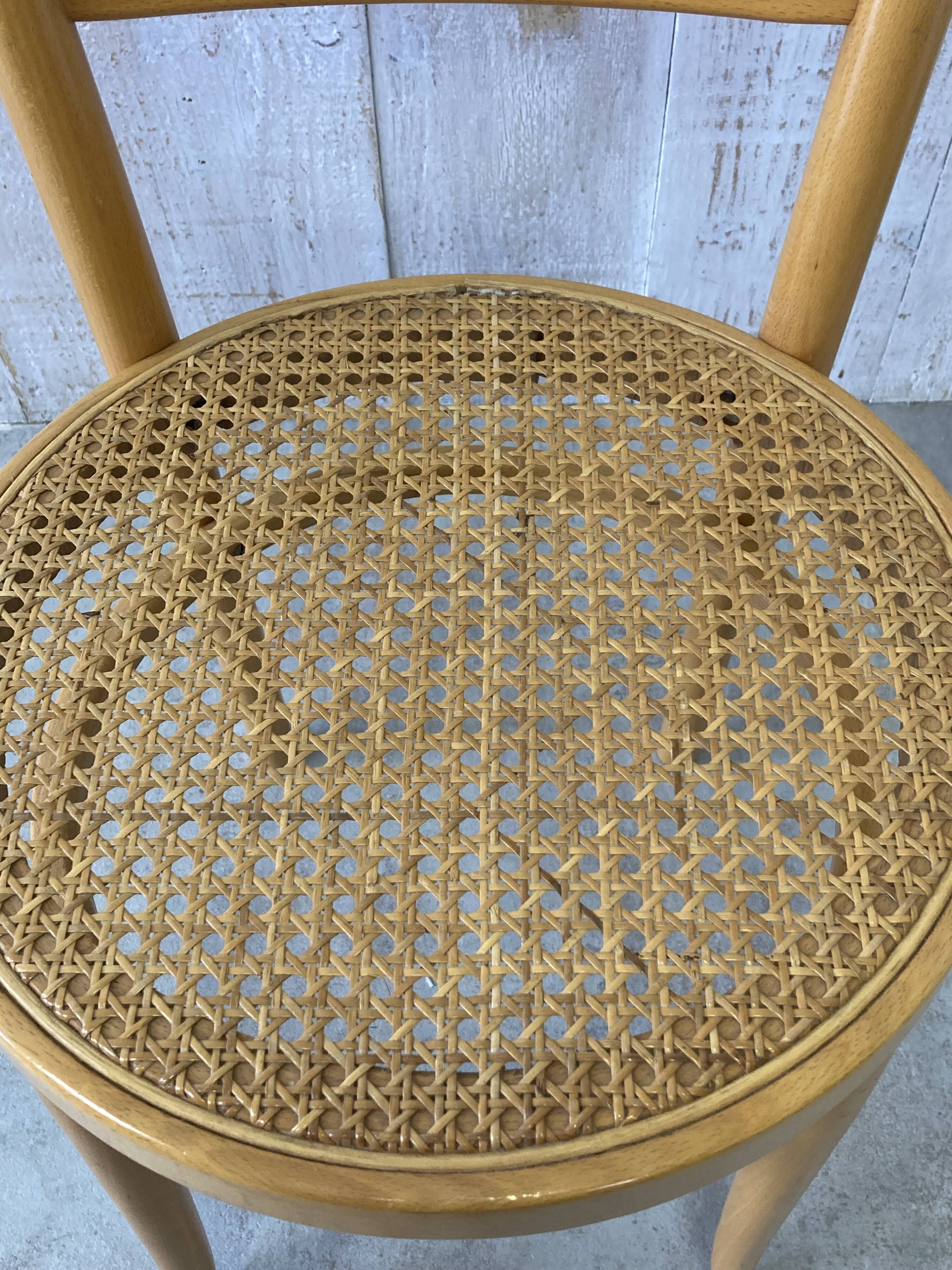 Baumann chair with caning