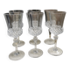 6 verres à pied Cristal d Arques