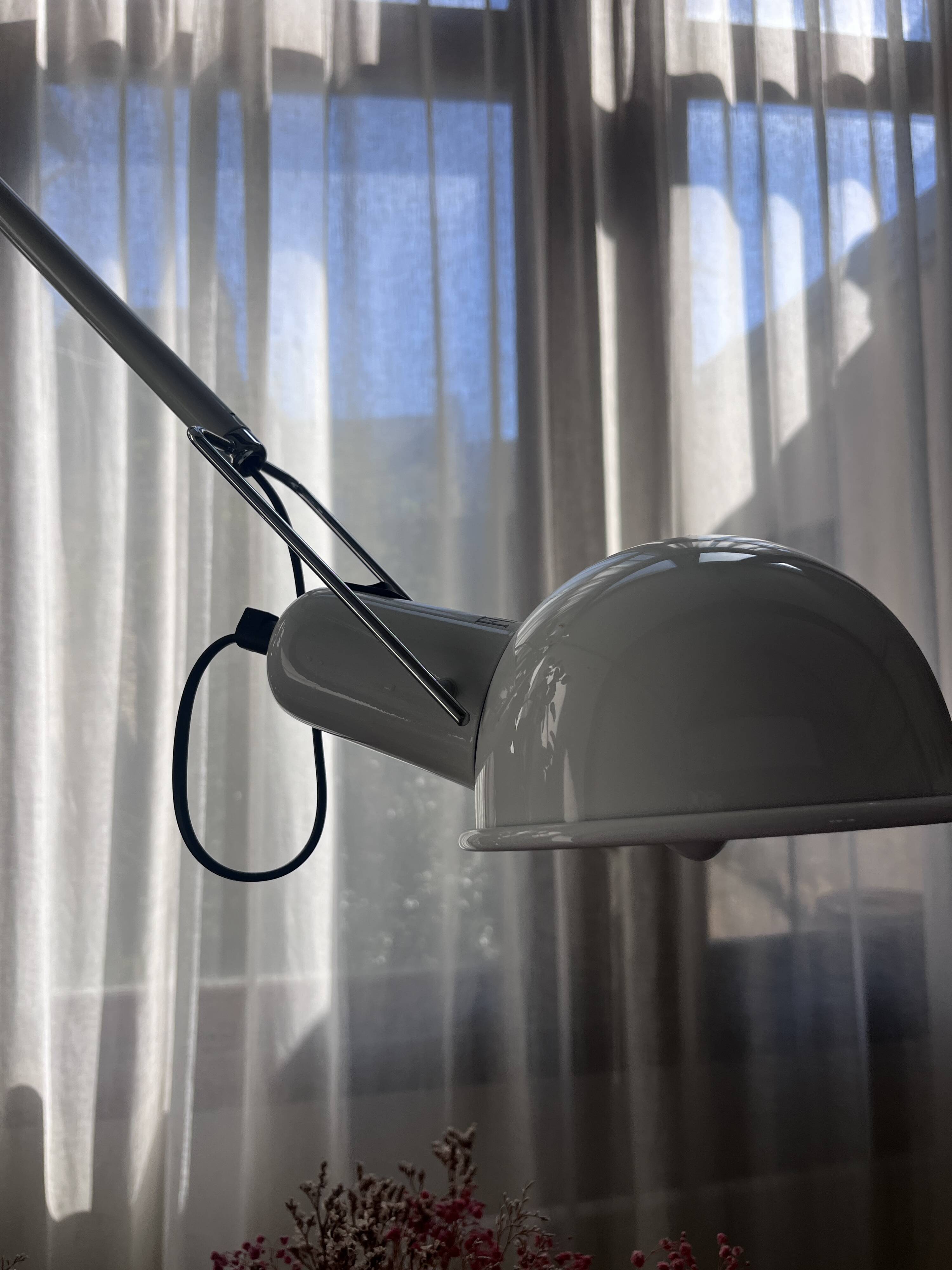 Iconic wall lamp Flos model 265 (white colour)