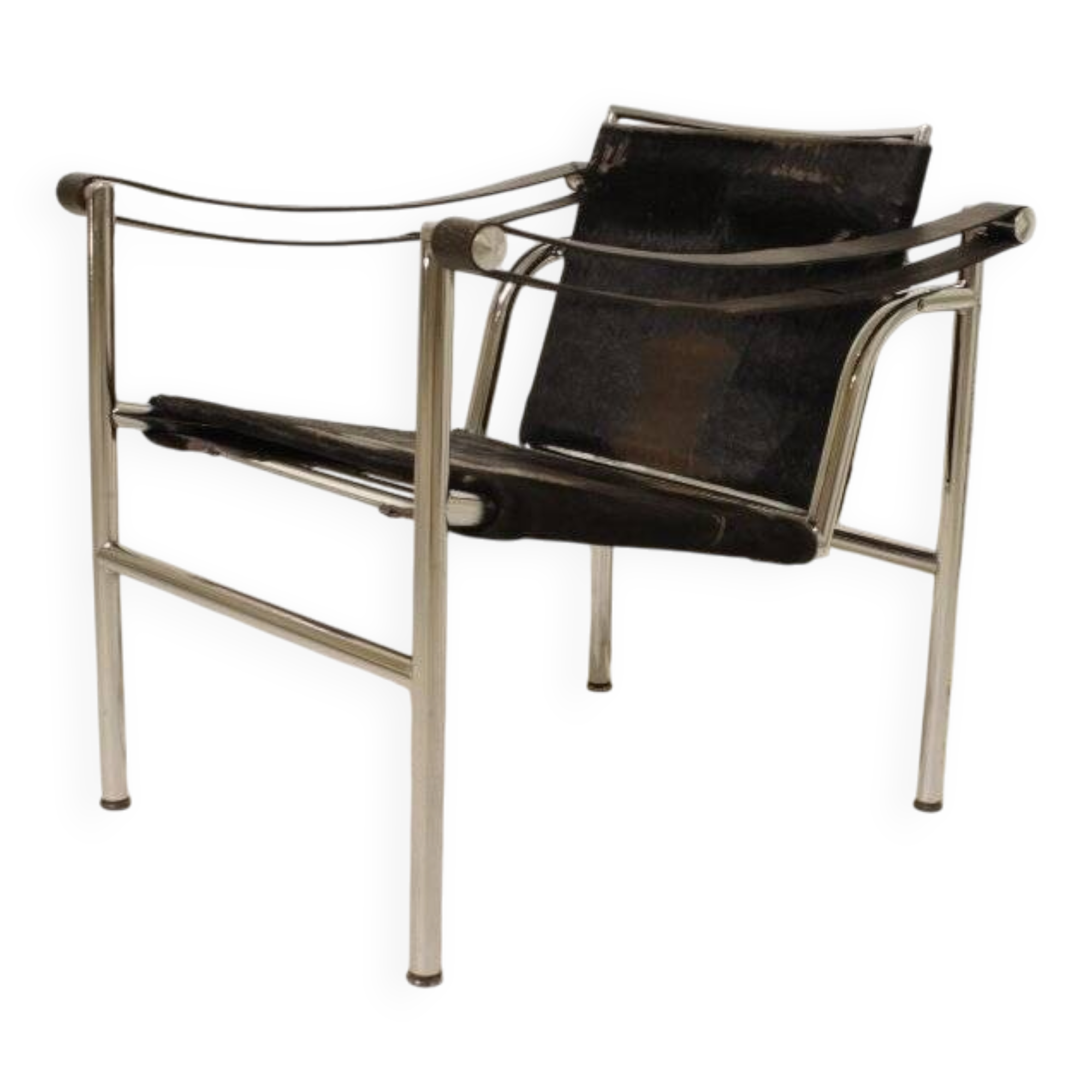 LC1 armchair with reclining backrest, model B301 by Le Corbusier - no. 412