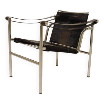 LC1 armchair with reclining backrest, model B301 by Le Corbusier - no. 412