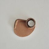 Terracotta paper candle holder
