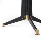 Vintage table with a round top and central base, 1950s.