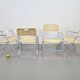 Mid-Century Tossa Wicker Folding Chairs by Hilbrant, Italy, 1960s, Set of 4