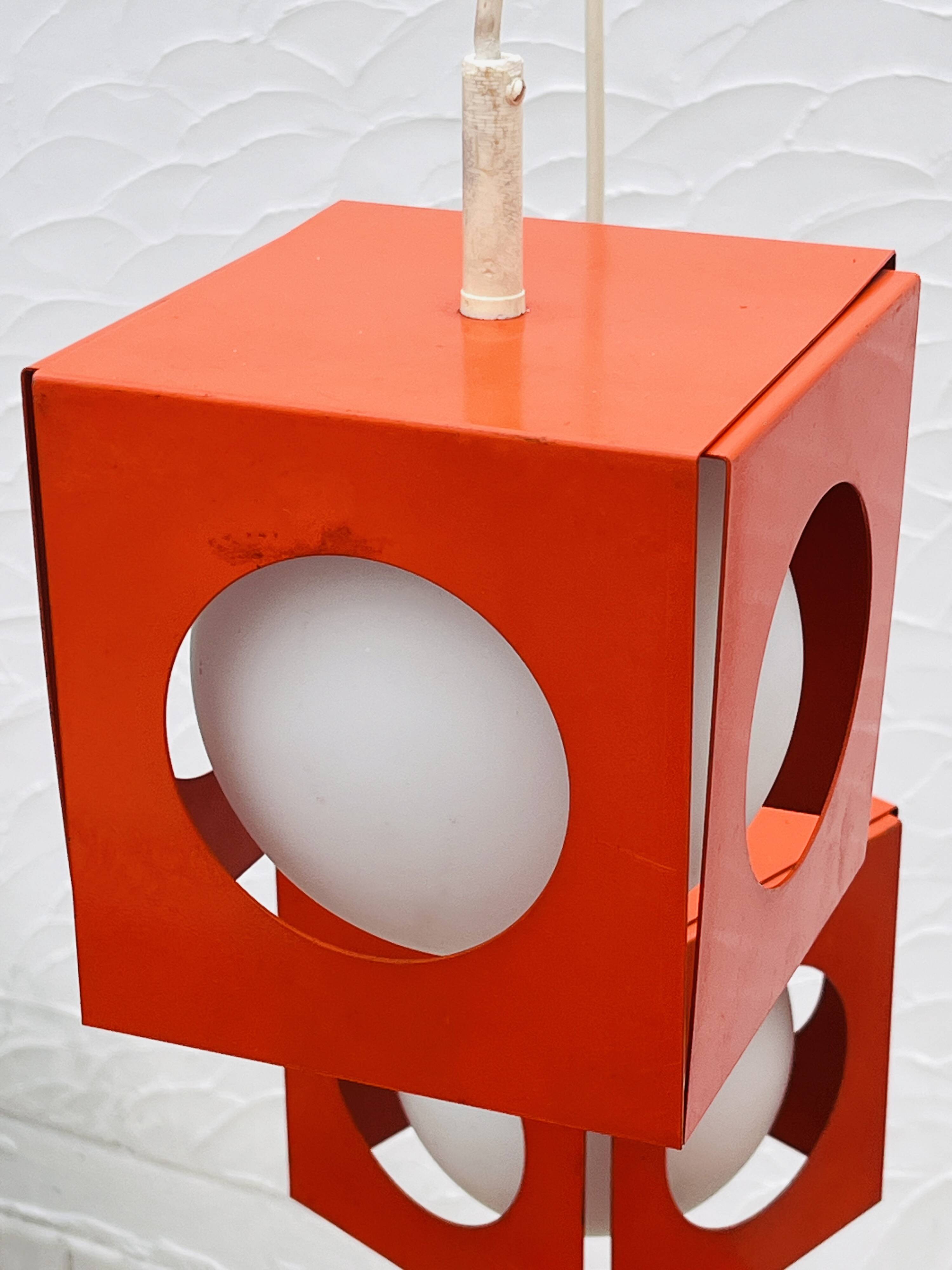 Suspension Space-âge orange