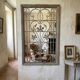 Art Nouveau cast iron grille from the 1900s.