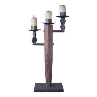 Vintage candlestick, candelabra, candle holder, brassware, fireplace decor, candlestick