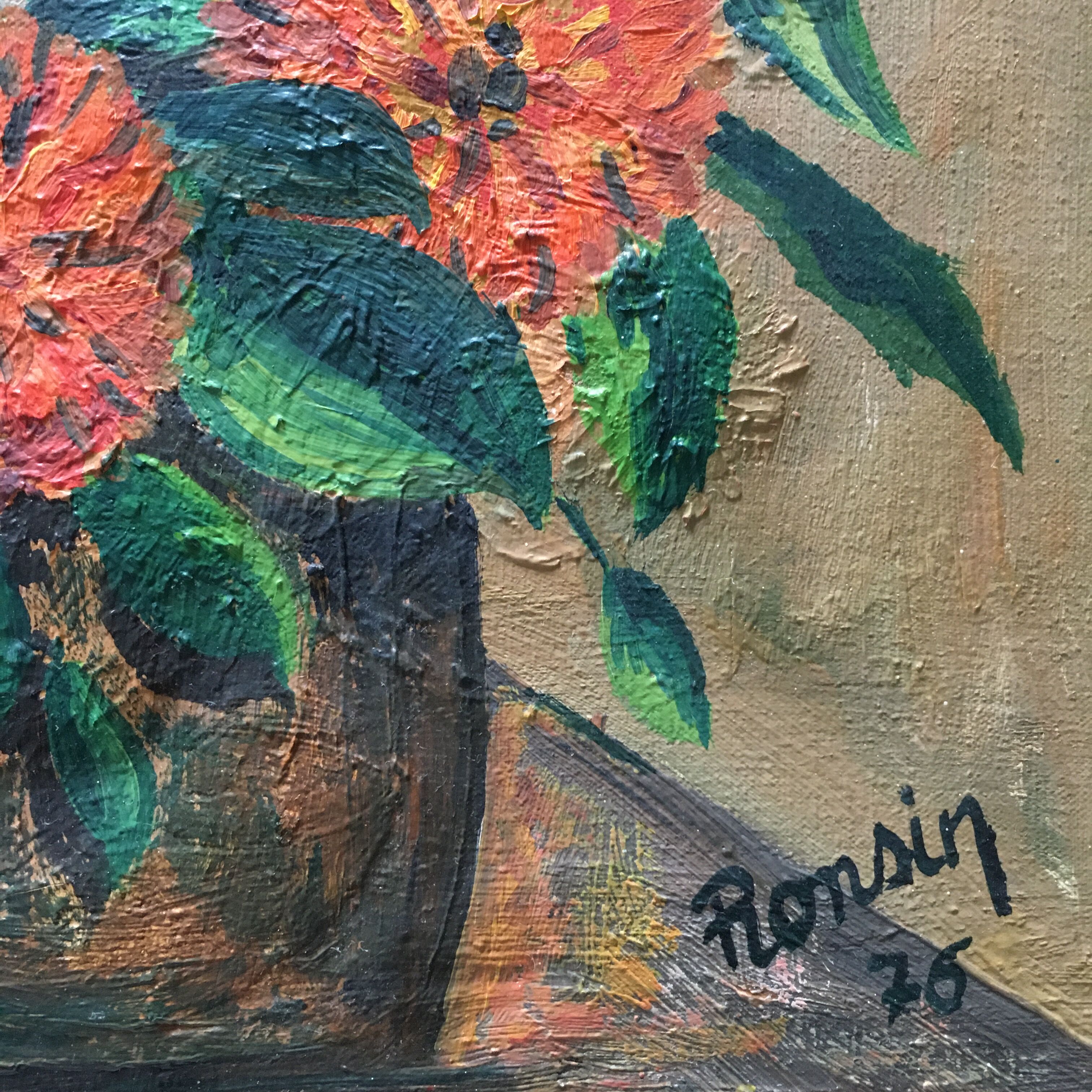 Naïve bouquet painting