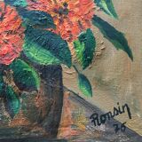 Naïve bouquet painting